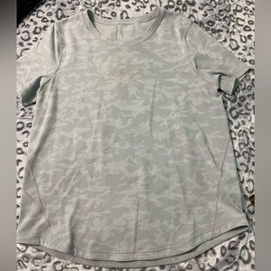 Lululemon grey camo crew neck